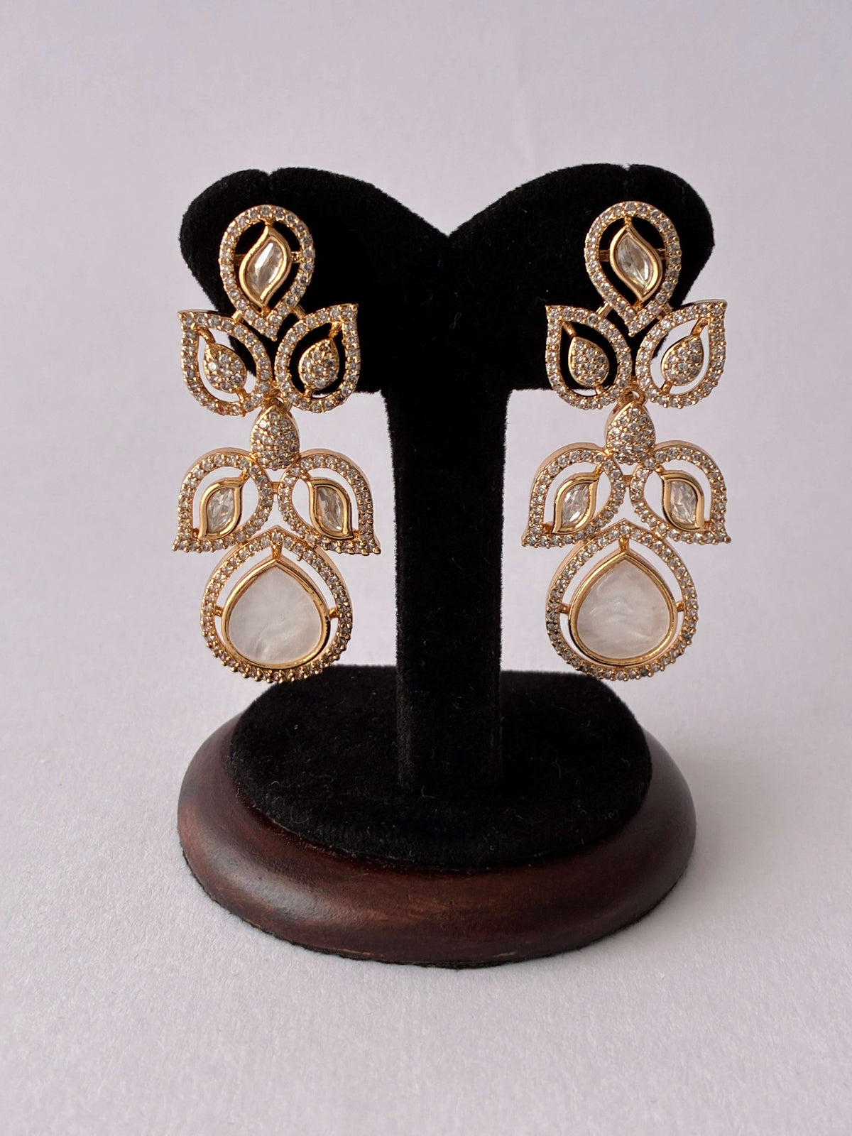 Kundan Short Earring