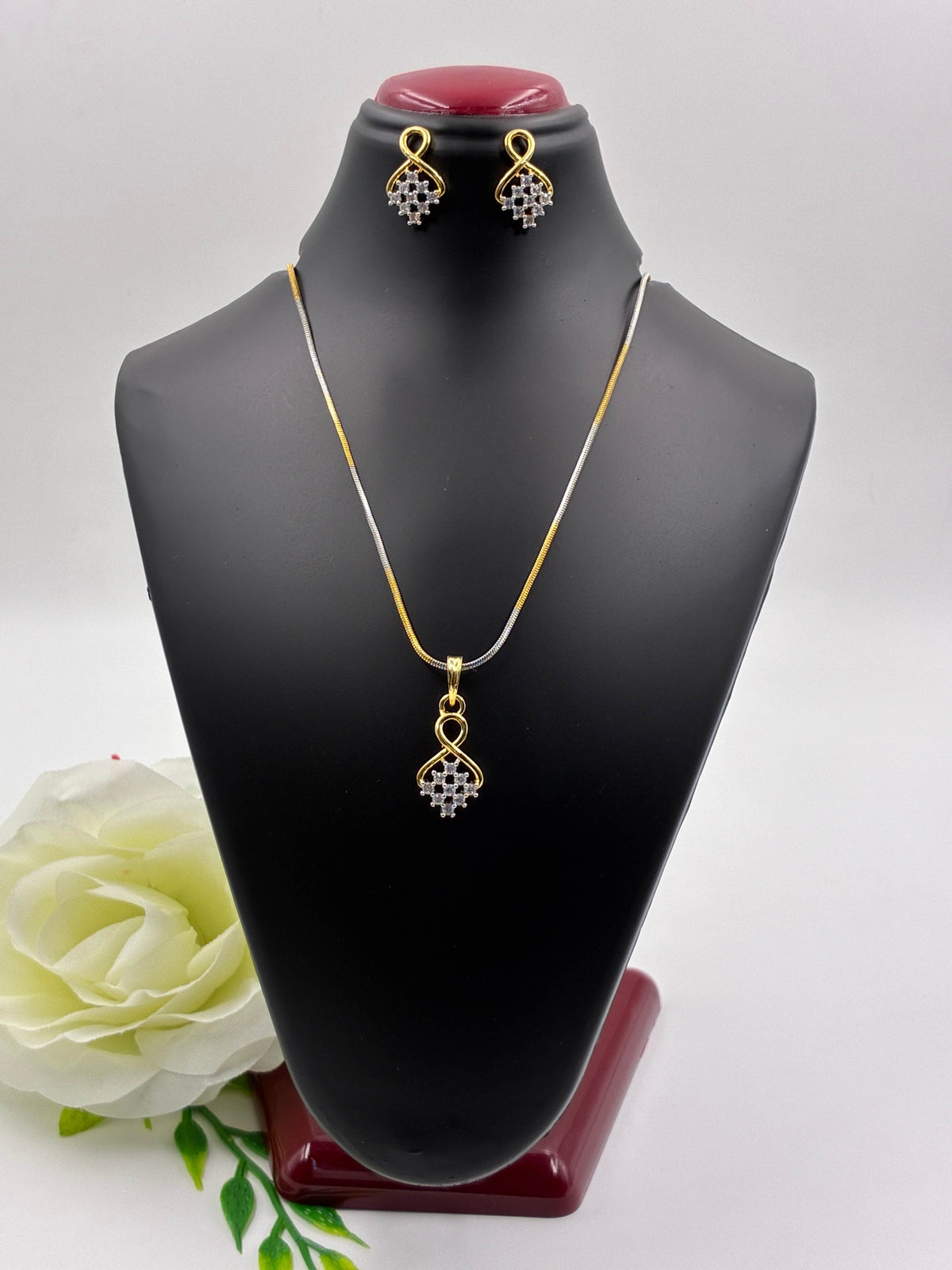 CZ Cool Classic Pendant Set
