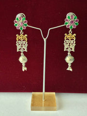 Oxidised Contemporary Jhumka Earring