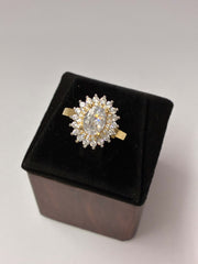 CZ White Elegant Finger Ring