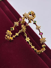 CZ Beautiful Floral Bangle