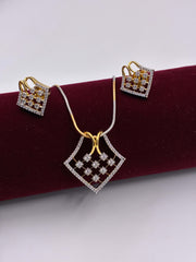 CZ Adorable Designer Pendant Set