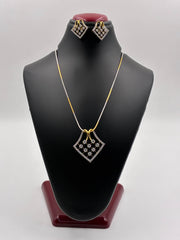 CZ Adorable Designer Pendant Set