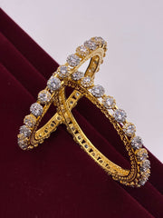 CZ Splendid Pachheli Style Bangle