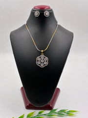 CZ Flawless Designer Pendant Set