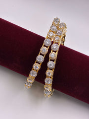 CZ Splendid Pachheli Style Bangle