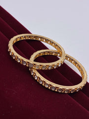 Kundan Cute Circular Stone Bangle