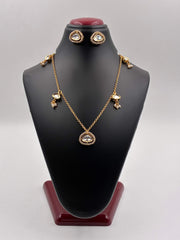 Kundan Drop Designer Pendant Set