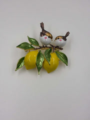 Bird Habitat Brooch