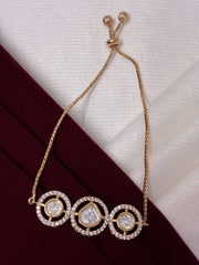 Kundan Polki Designer Bracelet