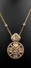 Kundan Royale Round Designer Pendant Set