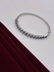 CZ Lavender Linear Openable Kada