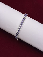 CZ Lavender Linear Openable Kada
