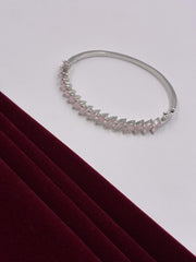 CZ Pink Linear Openable Kada