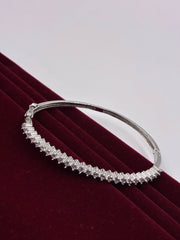 CZ Silver Linear Openable Kada