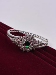 CZ Green Designer Openable Kada