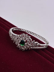 CZ Green Designer Openable Kada