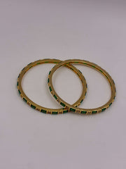 CZ Emerald Luxe Line Bangle