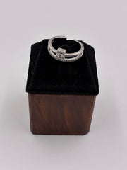 CZ Silver twinkling Finger Ring