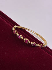 CZ Ruby Dili-Delicate Openable Kada