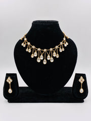 Kundan Jhalar Necklace Set