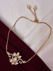 Kundan Floral Polki Designer Bracelet