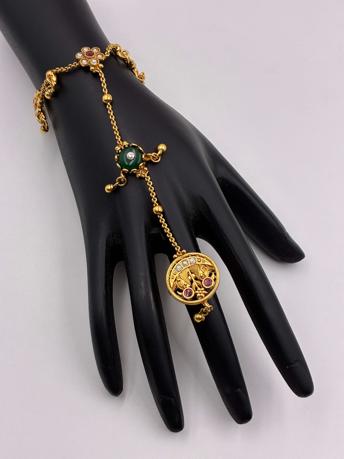 Antique Green Heritage collection Haathphool