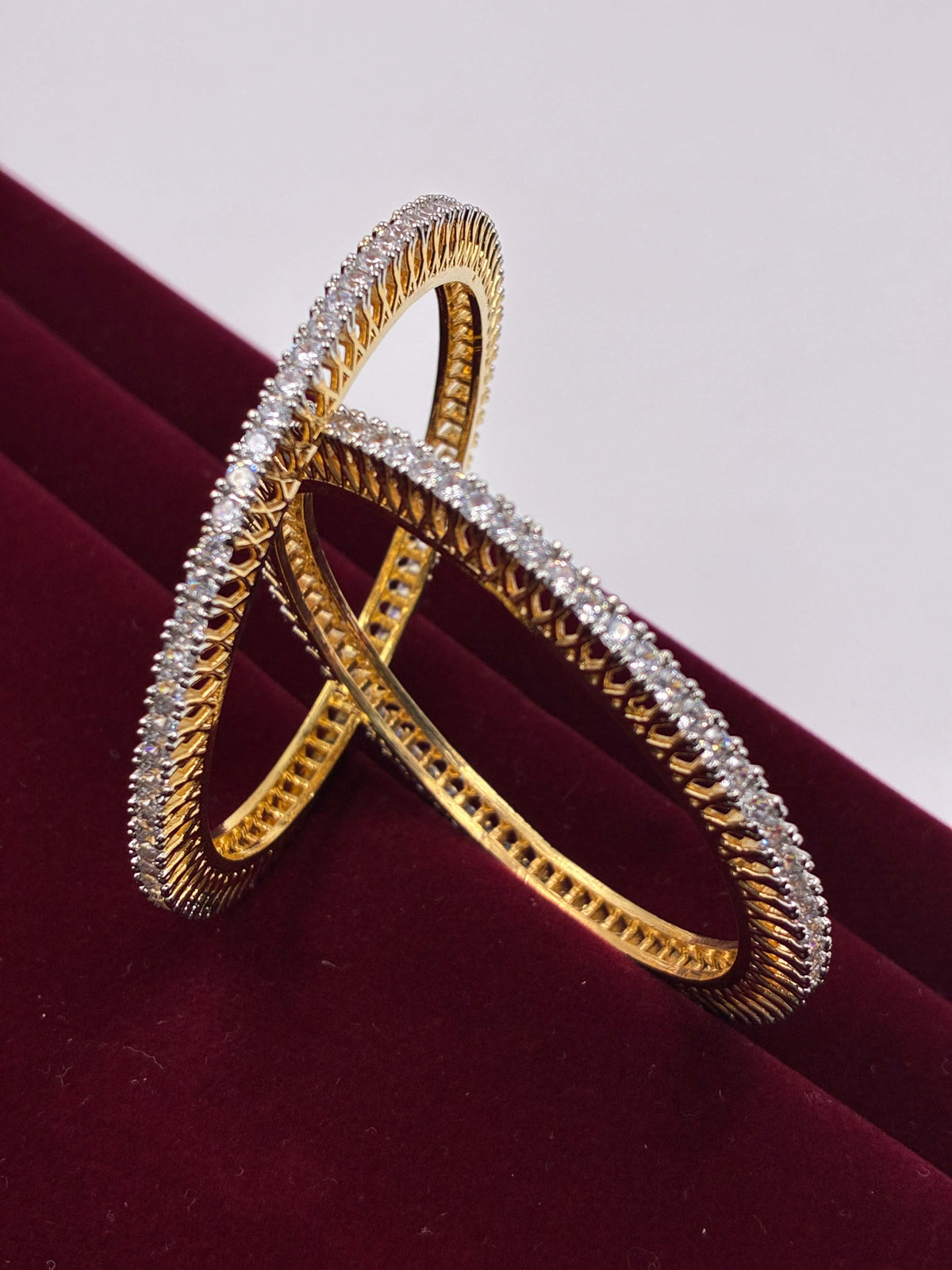 CZ Sparkle Sequence Bangle