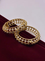 Kundan Cut work Openable Bangle