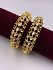 Kundan Cut work Openable Bangle