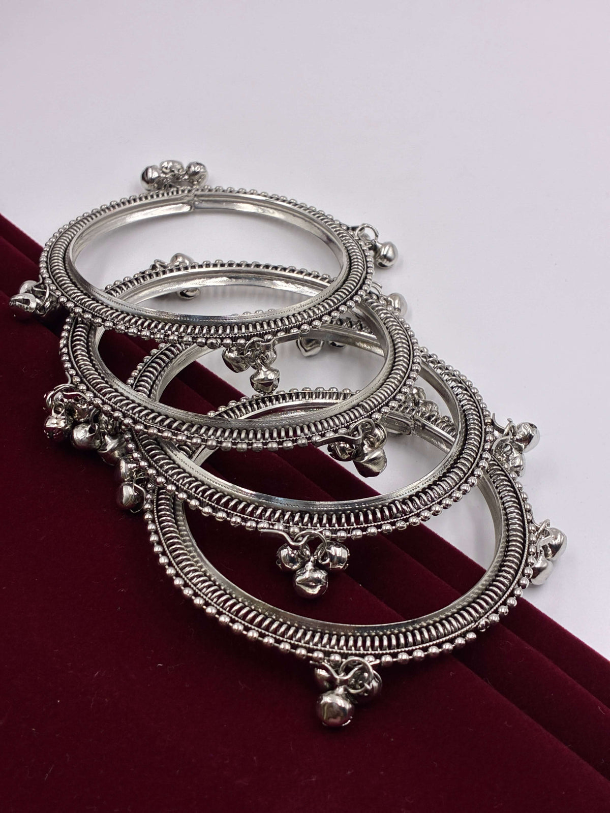 Oxidised Ghungroo Designer Bangle