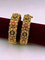 Antique Beautifully Designed Floral Openable Bangle