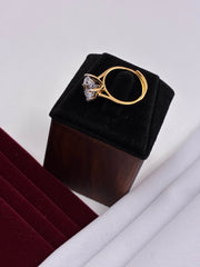 CZ Sparkle Solitaire Finger Ring