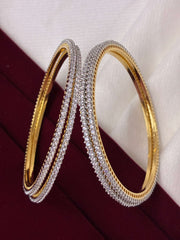 CZ Traditional Single Line Bangle