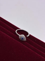 Western style Silver Swirling Finger Ring
