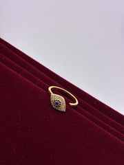 Western style Golden Swirling Finger Ring