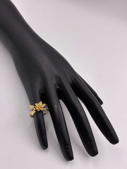 Western Delicate Floral Finger Ring
