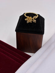 Western Delicate Floral Finger Ring