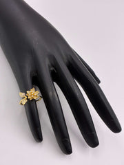 Western Delicate Floral Finger Ring