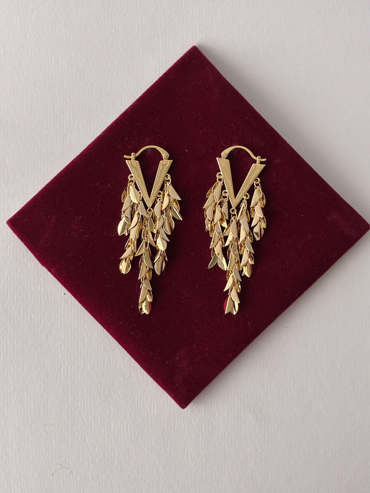 Western Leaf Cluster Earring