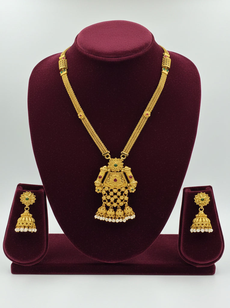 Antique Long Traditional Necklace Set