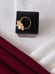 CZ Oval Elegant Finger Ring