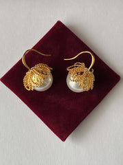 Western Pearl Drop Earring