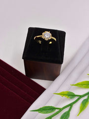 Western Sheen Floral Set Finger Ring
