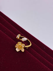 Western Floral Twig Finger Ring