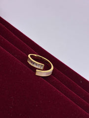 CZ Sterling Silver Designer Finger Ring
