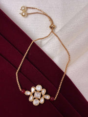 Kundan Ruby Classic Bracelet