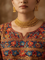 Antique Traditional Choker Necklace Set