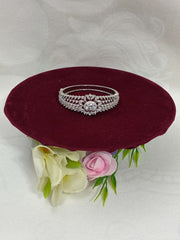 CZ Elegant Openable Floral Kada