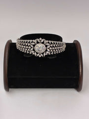 CZ Elegant Openable Floral Kada